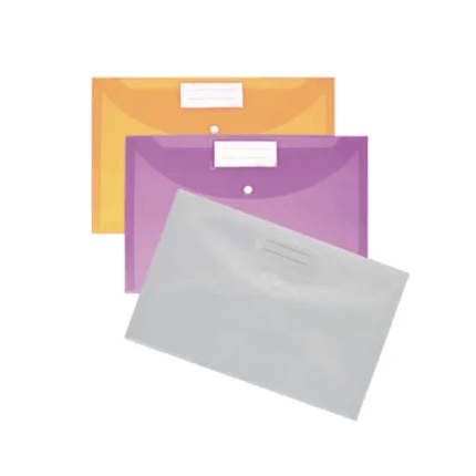 POCHETTE A BOUTON EN POLYPROPYLENE