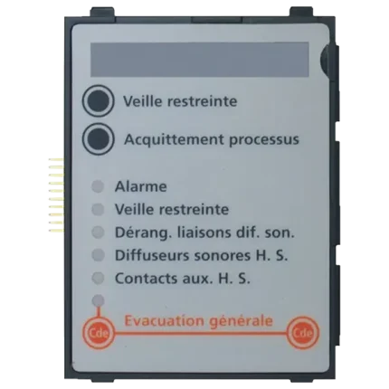 Module à 1 unité de gestion d’alarme pour le CMSI 8000 - 783251