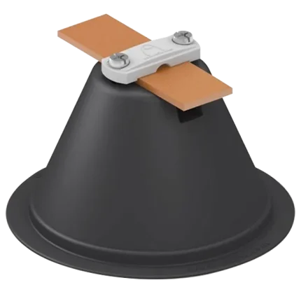 Plot de support pour conducteurs sur toit