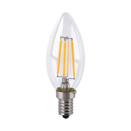 Lampe flamme led claire C37-C 7W