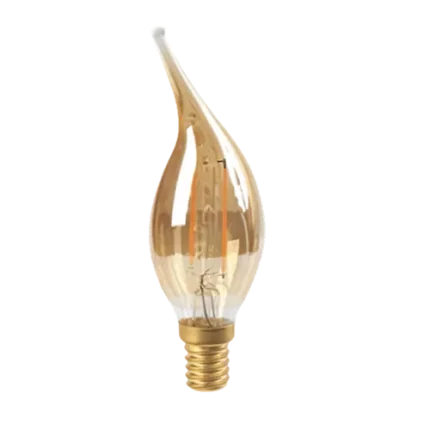 Lampe flamme led claire CA35-04FL1-A