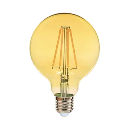 Lampe led ambre G95 globe