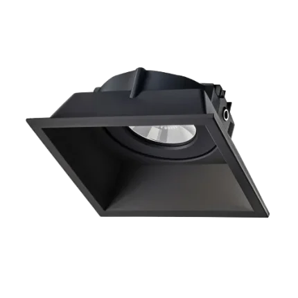 Spot encastrable carré fixe plastique LS-M933