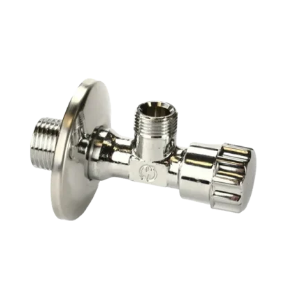 ROBINET SOUS LAVABO CHROMÉ AVEC APPLIQUE