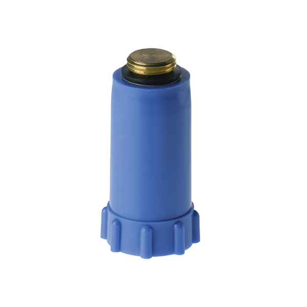 Bouche de essai, couleur bleue Bouche de essai, couleur bleue