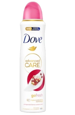 anti-transpirant Dove Advanced Care Go Fresh parfum Citronnée