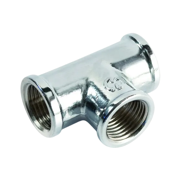 TÉ FEMELLE CHROMÉ BRILLANT TÉ FEMELLE CHROMÉ BRILLANT