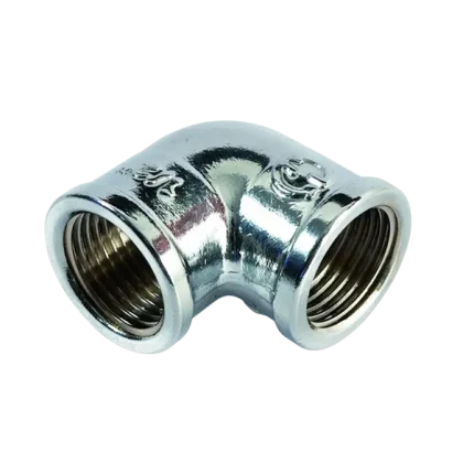 COUDE FEMELLE CHROMÉ BRILLANT