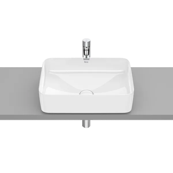 VASQUE À POSER SQUARE EN FINECERAMIC® BONDE DE VIDAGE CÉRAMIQUE INCLUSE SANS TROP-PLEIN VASQUE À POSER SQUARE EN FINECERAMIC® BONDE DE VIDAGE CÉRAMIQUE INCLUSE SANS TROP-PLEIN