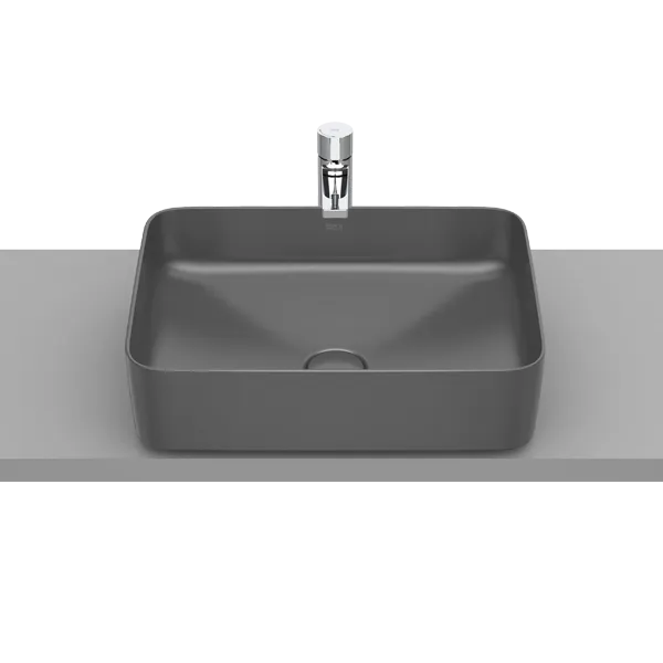 VASQUE À POSER SQUARE EN FINECERAMIC® BONDE DE VIDAGE CÉRAMIQUE INCLUSE SANS TROP-PLEIN VASQUE À POSER SQUARE EN FINECERAMIC® BONDE DE VIDAGE CÉRAMIQUE INCLUSE SANS TROP-PLEIN