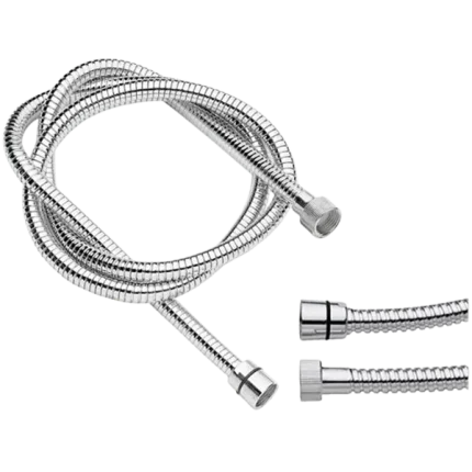 Flexible pour douche extensible á agrafage