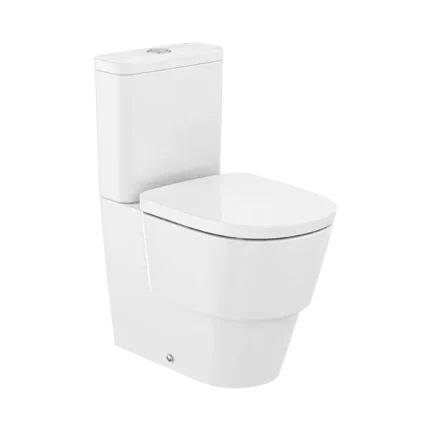 CUVETTE DE WC AU SOL ROCA RILMLESS® À ÉVACUATION DUALE