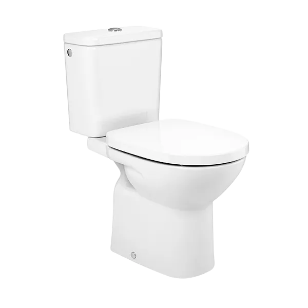 ROUND – WC MONOBLOC EN PORCELAINE VITRIFIÉE AVEC SORTIE HORIZONTALE ROUND – WC MONOBLOC EN PORCELAINE VITRIFIÉE AVEC SORTIE HORIZONTALE