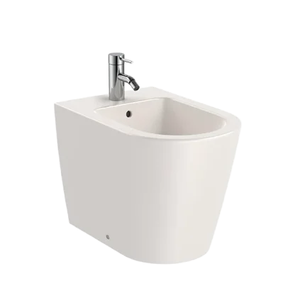 BIDET ROUND POSÉ AU SOL