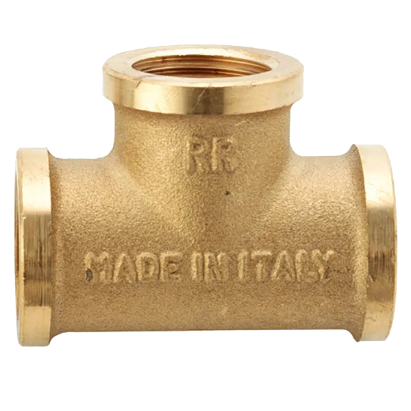 453OG Té en laiton jaune 453OG Té en laiton jaune