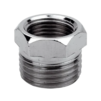 511 Riductions hexagonales en laiton chromè