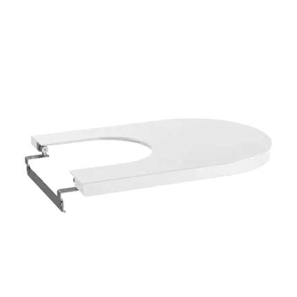 ABATTANT EN SUPRALIT® POUR BIDET FREIN DE CHUTE « SILENCIO », DOUBLE LAQUÉ