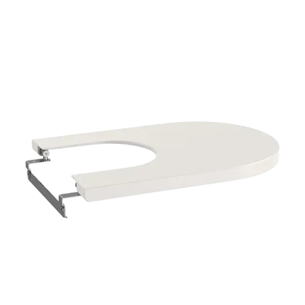 ABATTANT EN SUPRALIT® POUR BIDET FREIN DE CHUTE « SILENCIO », DOUBLE LAQUÉ