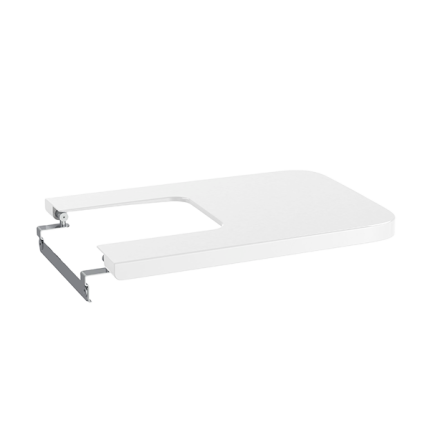 ABATTANT EN SUPRALIT® SQUARE, DOUBLE LAQUÉ ,FREIN DE CHUTE « SILENCIO »