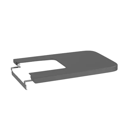 ABATTANT EN SUPRALIT® SQUARE, DOUBLE LAQUÉ, FREIN DE CHUTE « SILENCIO »