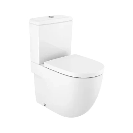 CUVETTE AU SOL COMPACTE RIMLESS À ÉVACUATION DUALE