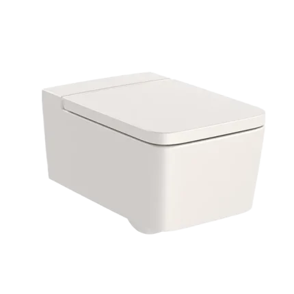 CUVETTE DE WC SUSPENDUE SQUARE SANS BRIDE RIMLESS