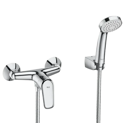 DOUCHE MURAL AVEC DOUCHETTE À MAIN