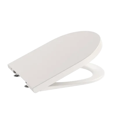 ABATTANT EN SUPRALIT® FREIN DE CHUTE « SILENCIO », DOUBLE LAQUÉ, DÉCLIPSABLE