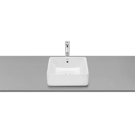 SQUARE- LAVABO À POSER AVEC TROP-PLEIN