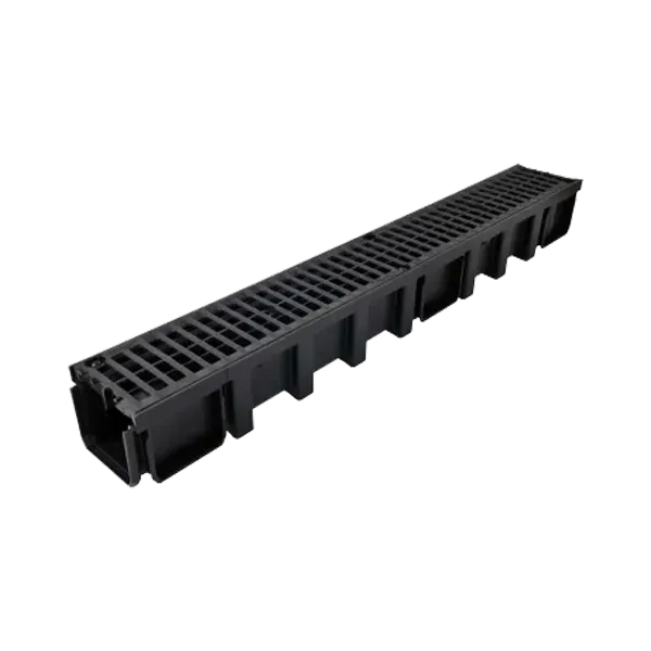 CANIVEAU HAUT CONNECTO®, 2 GRILLES COMPOSITE, CLASSE B125, I. 100 INT./130 EXT. CANIVEAU HAUT CONNECTO®, 2 GRILLES COMPOSITE, CLASSE B125, I. 100 INT./130 EXT.