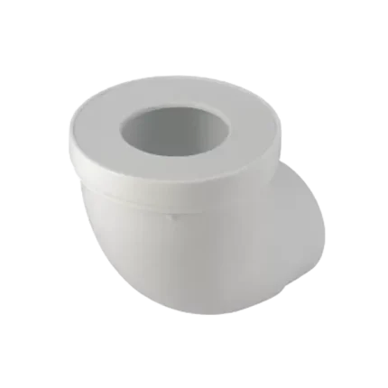 PIPE COURTE DE WC, EN PVC BLANC, Ø 94,8 MM, AVEC JOINT À LÈVRE INTÉGRÉ