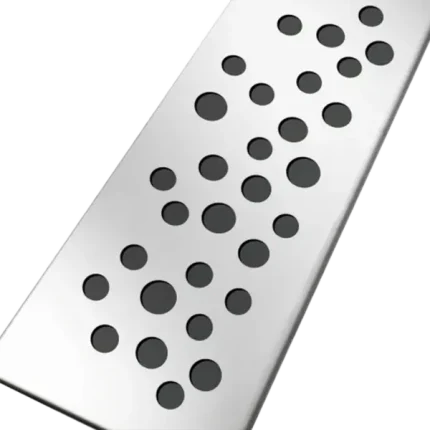 GRILLE DE CANIVEAUX DE DOUCHE 50 MM INOX DESIGN BULLES