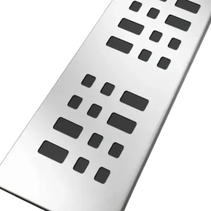 GRILLE DE CANIVEAUX DE DOUCHE 50 MM INOX DESIGN CARRÉS