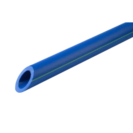 Un tuyau bleu avec une ligne verte PN20
