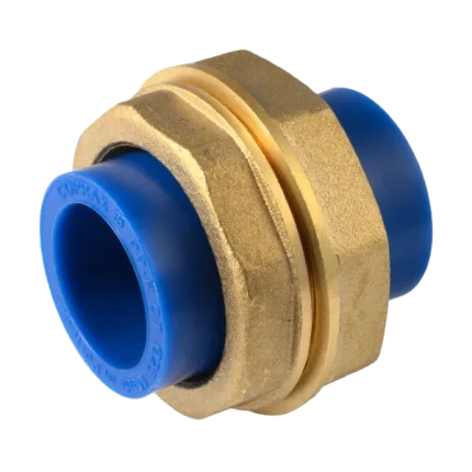 Raccord en laiton avec joint bleu K92