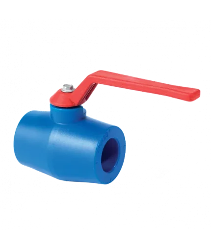 Robinet en plastique bleu et rouge