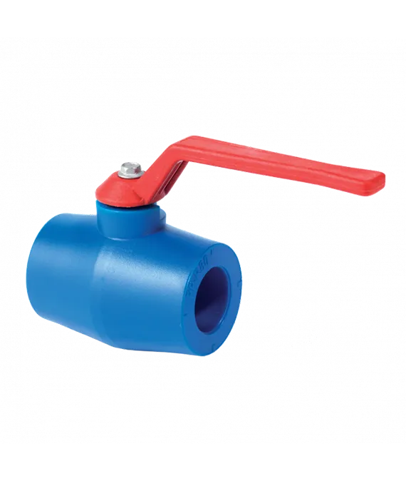 Robinet en plastique bleu et rouge