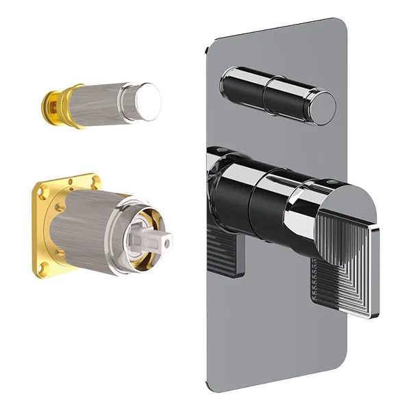 MITIGEUR BAIN/DOUCHE À ENCASTRER, SÉRIE ATTRACTION STELLAR, AVEC INVERSEUR, À COMBINER AVEC LA BOÎTE À ENCASTRER ART. DANBOX. CARTOUCHE Ø 35 MM MITIGEUR BAIN/DOUCHE À ENCASTRER, SÉRIE ATTRACTION STELLAR, AVEC INVERSEUR, À COMBINER AVEC LA BOÎTE À ENCASTRER ART. DANBOX. CARTOUCHE Ø 35 MM