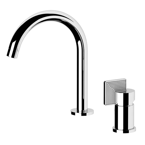 MITIGEUR DE LAVABO À DEUX TROUS. VIDANGE NON INCLUS MITIGEUR DE LAVABO À DEUX TROUS. VIDANGE NON INCLUS