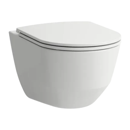 WC SUSPENDU, À CHASSE DIRECTE, AVEC BRIDE