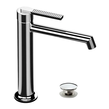 MITIGEUR HAUT L DE LAVABO AVEC VIDAGE CLICK-CLACK ET TROP-PLEIN