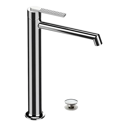 MITIGEUR DE LAVABO HAUT, COMPREND UN VIDAGE CLIC-CLAC AVEC TROP-PLEIN