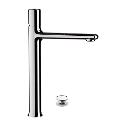 MITIGEUR MONOCOMMANDE HAUT POUR LAVABO, COMPREND VIDAGE CLIC-CLAC AVEC TROP-PLEIN